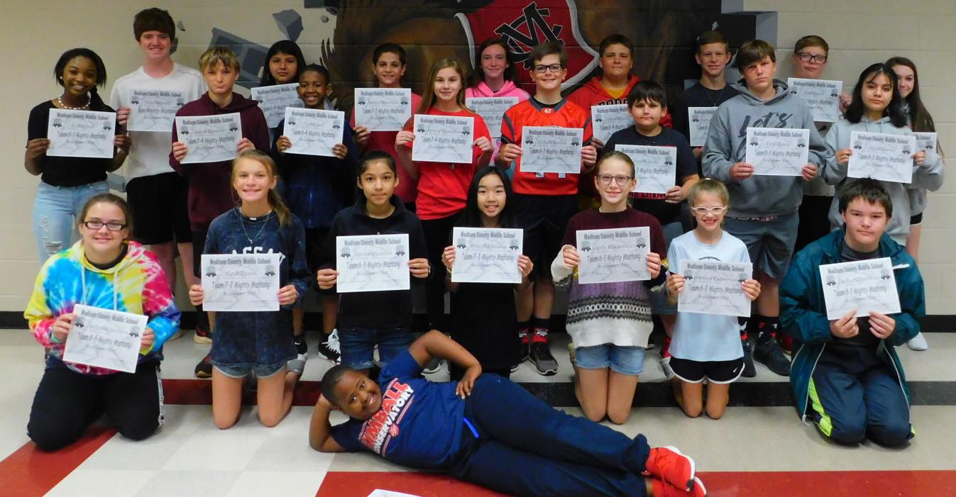 MCMS recognizes September Mighty Mustangs